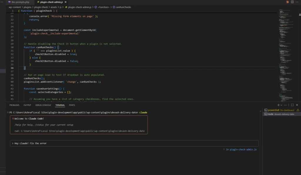 How to Make a WooCommerce Chatbot AI Assistant Like WooWBot with Vibe Coding vscode claude terminal setup